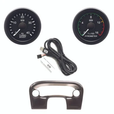 Isspro EV2 Column Kit With Pyrometer and Turbo Boost Gauges 99-04 Ford 7.3/6.0L Powerstroke - Image 3