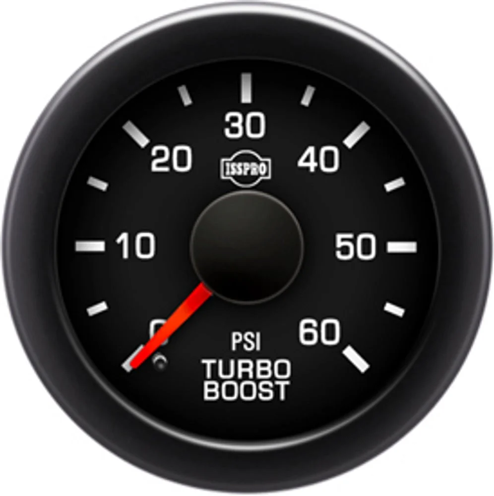 Isspro EV2 8-volt Mechanical Boost Gauge R12000-Style 89-97 Dodge Cummins - Image 3