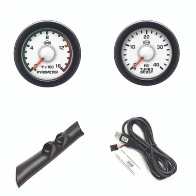 Isspro EV2 Pillar Kit With Pyrometer and Boost Gauges 03-09 Ram 5.9/6.7L Cummins - Image 4