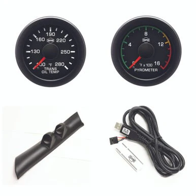 Isspro EV2 Pillar Kit With Pyrometer and Transmission Temp 98-02 Dodge/Ram 5.9L Cummins - Image 4