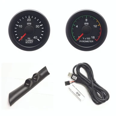 Isspro EV2 Pillar Kit With Pyrometer and Turbo Boost 94-97 Dodge/Ram 5.9L Cummins - Image 5