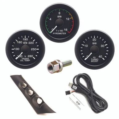 Isspro EV2 Pillar Kit With Pyrometer, Boost, and Transmission Temp 94-97 Dodge/Ram 5.9L Cummins - Image 3