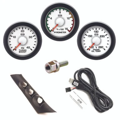 Isspro EV2 Pillar Kit With Pyrometer, Boost, and Transmission Temp 98-02 Dodge/Ram 5.9L Cummins - Image 2