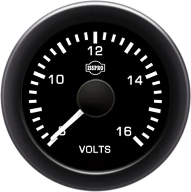 Isspro EV3 Electronic Voltmeter Gauge 12V / 24V - Image 2