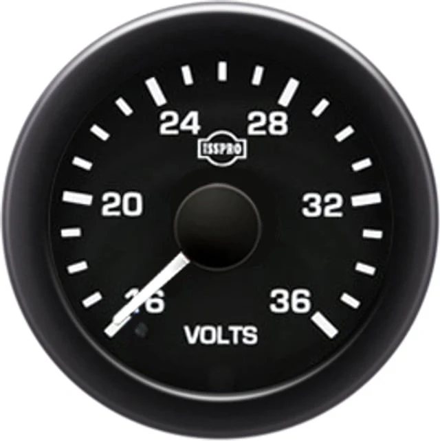 Isspro EV3 Electronic Voltmeter Gauge 12V / 24V - Image 3