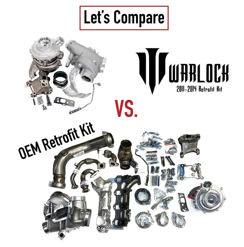 KC Turbos Warlock Retrofit Kit With KC Whistler Turbo 11-14 Ford 6.7L Powerstroke - Image 2