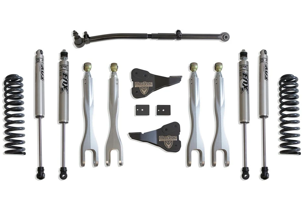 MaxTrac 2.5" Coil Spring | 4-Link | Shock Leveling Kit 17-22 Ford 6.7L Powerstroke F250/F350 4WD - Image 8