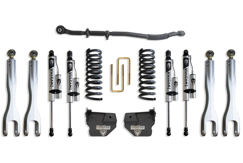 MaxTrac 2.5" Coil Spring | 4-Link | Shock Leveling Kit 14-24 Ram 6.7L Cummins 2500/3500 4WD - Image 3