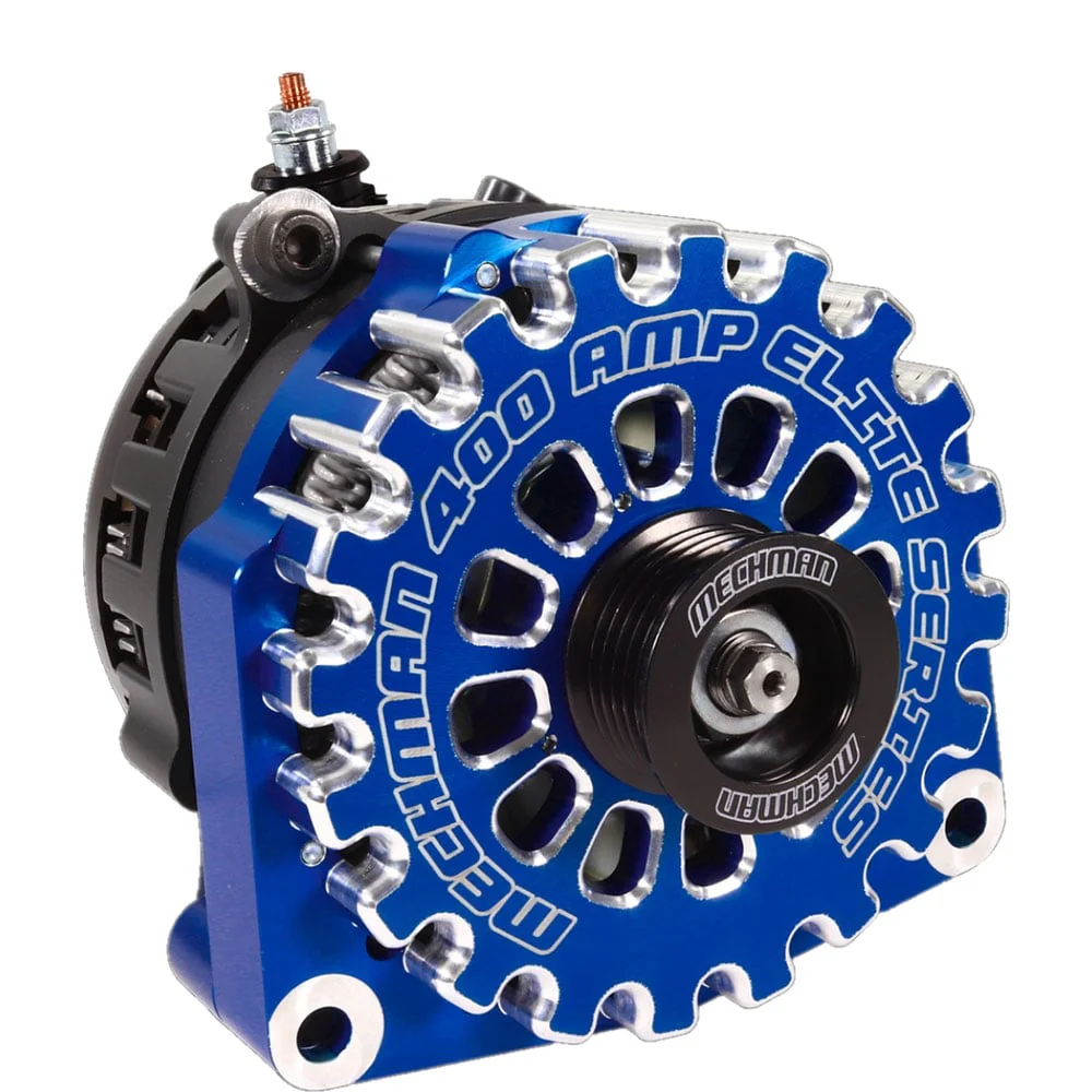 Mechman Large Case Billet 400 Amp High Output Alternator 01-07 GM 6.6L Duramax - Image 4