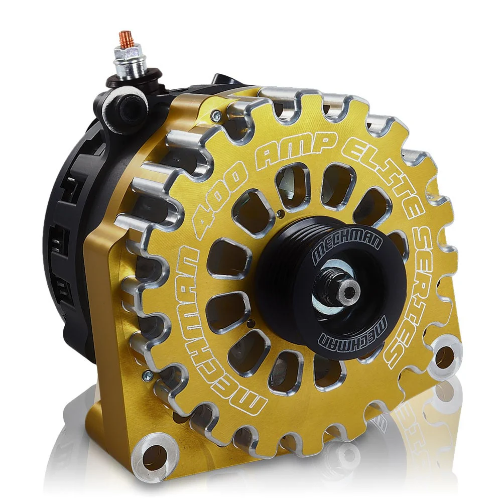 Mechman Large Case Billet 400 Amp High Output Alternator 01-07 GM 6.6L Duramax - Image 5