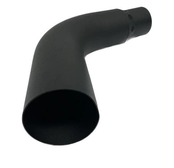 Mel's Manufacturing 70 Degree Black Powder Coated Exhaust Tip 07.5-22 GM 6.6L Duramax L5P