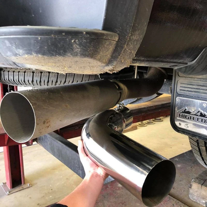 Mel's Manufacturing Vented Turn Out Tip 304 Polished Stainless 07.5-22 GM 6.6L Duramax - Image 2
