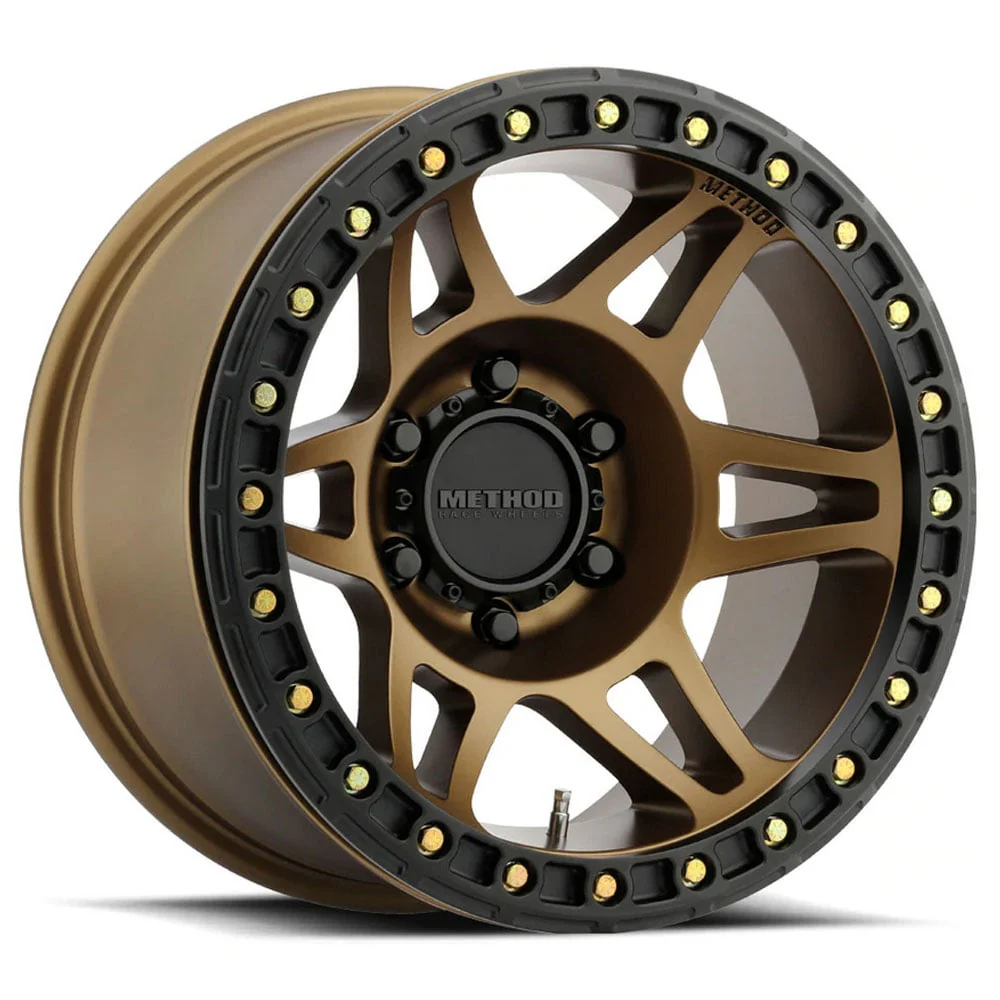 Method Race Wheels 106 | 17" Beadlock Wheel | Matte Black Machined Bronze - Image 13