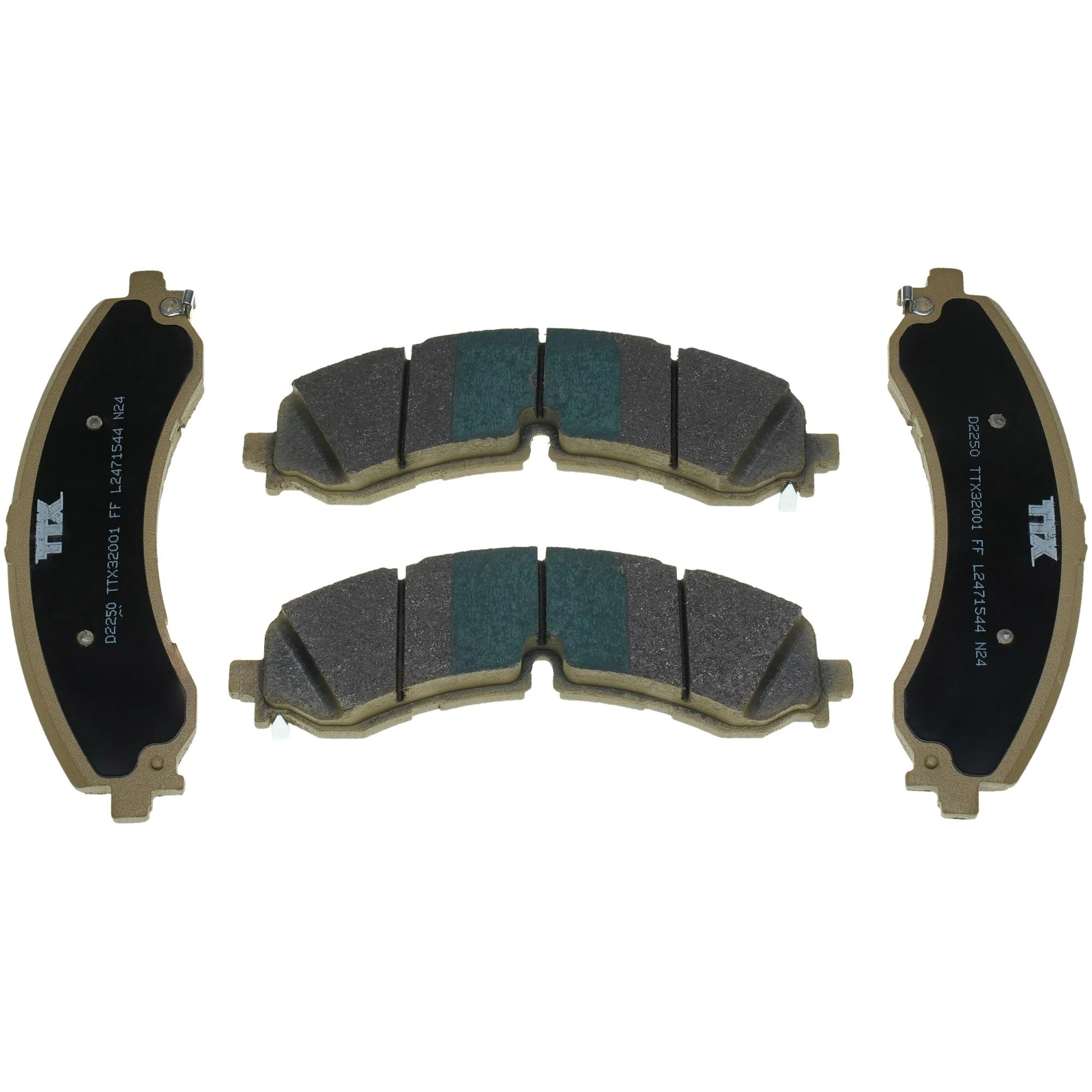 Mevotech TTX SuperMet Front/Rear Brake Pads 20-24 GM 2500HD/3500HD - Image 3
