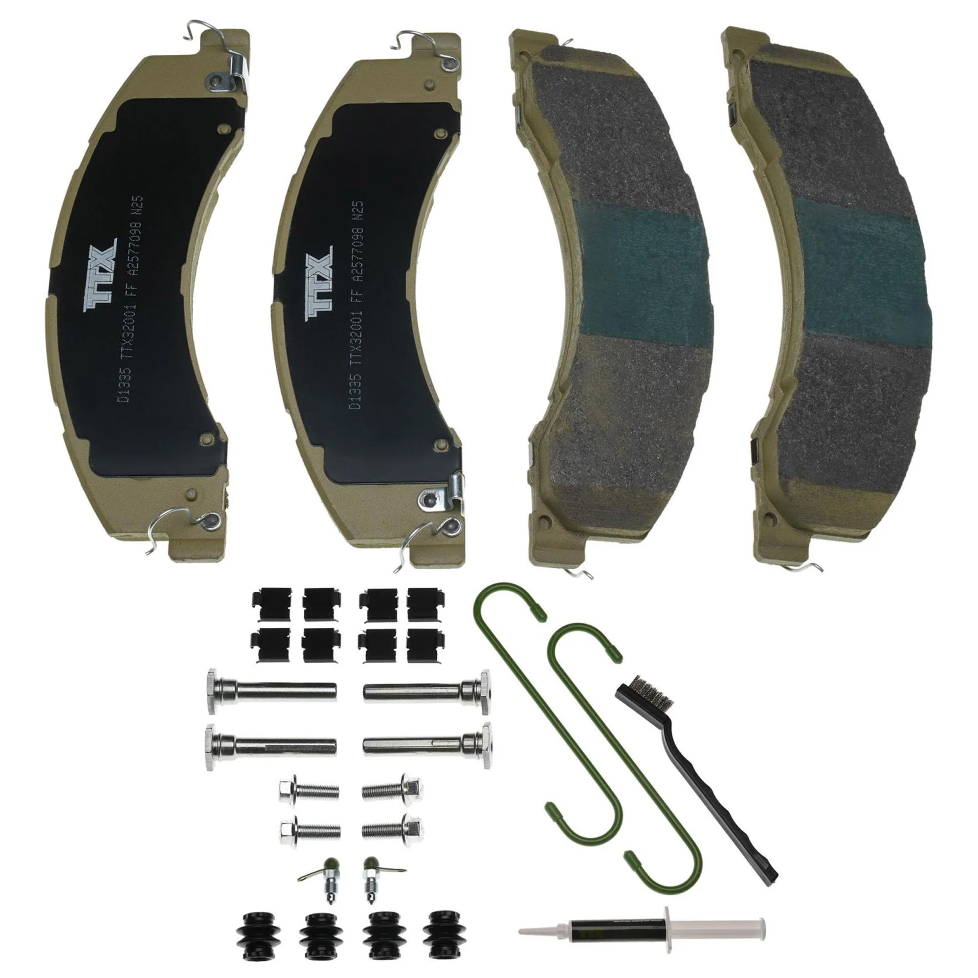 Mevotech TTX Premium Met Front/Rear Brake Pads 08-24 Dodge Ram 4500/5500