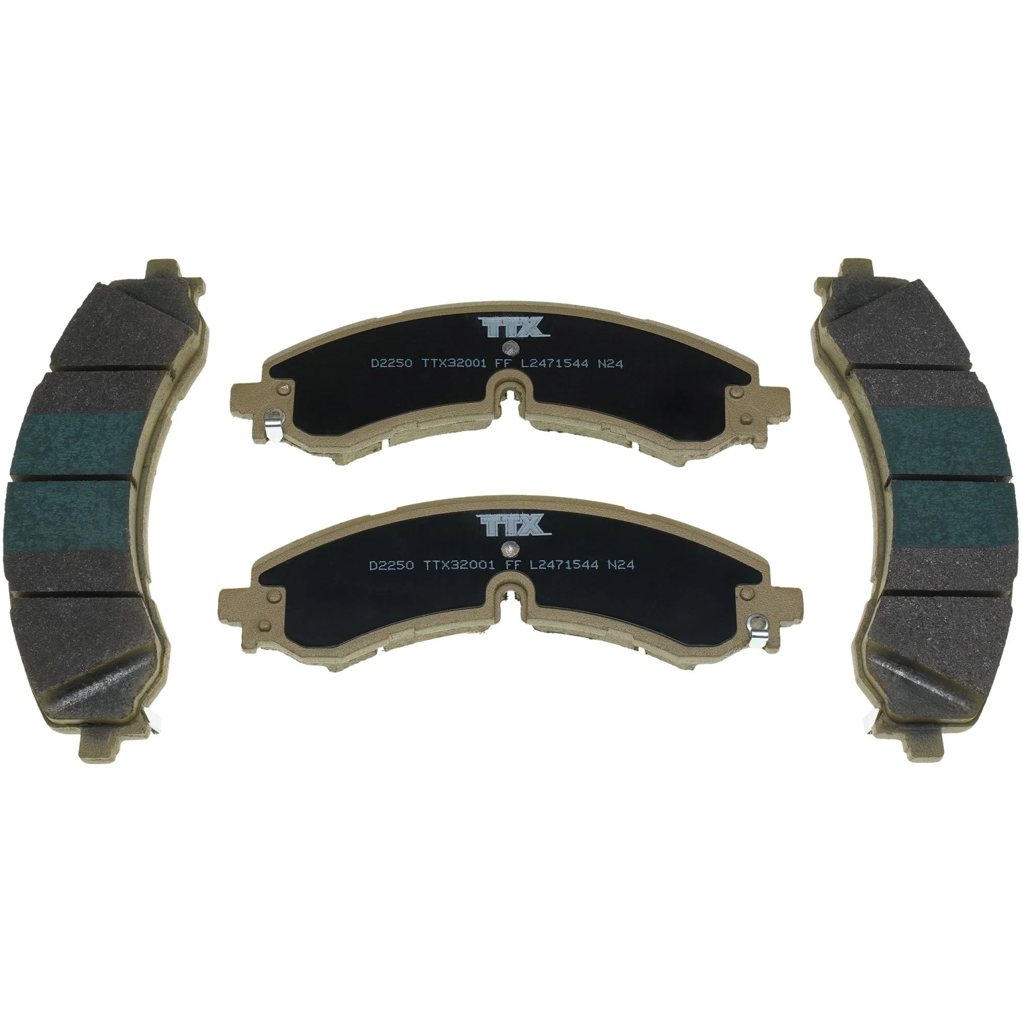 Mevotech TTX Premium Met Front/Rear Brake Pads 20-24 GM 2500HD/3500HD - Image 2