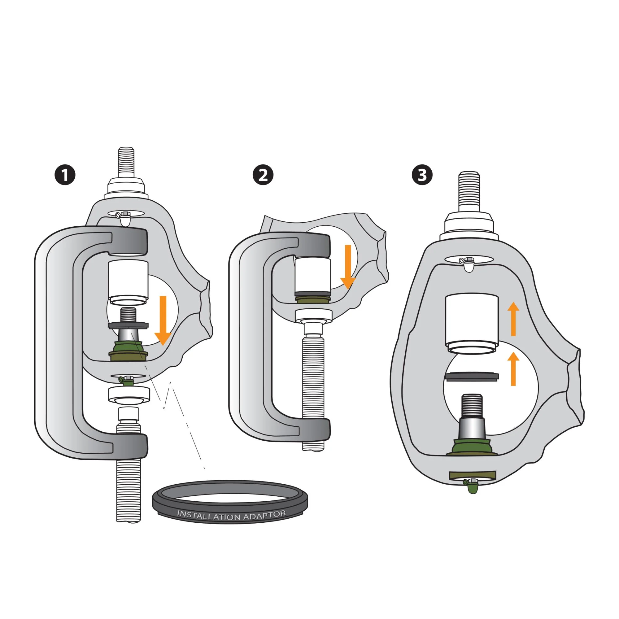 Mevotech TTX Suspension Lower Ball Joint 99-23 Ford SuperDuty F-250/F-350 2WD - Image 6