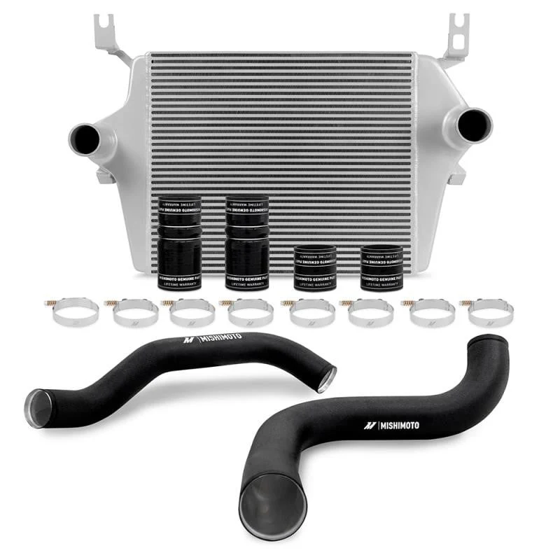 Mishimoto Silver Intercooler Kit 99-03 Ford 7.3L Powerstroke - Image 2