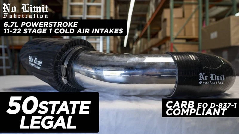No Limit Fabrication Stage 1 Cold Air Intake 17-19 6.7L Ford Powerstroke - Image 4