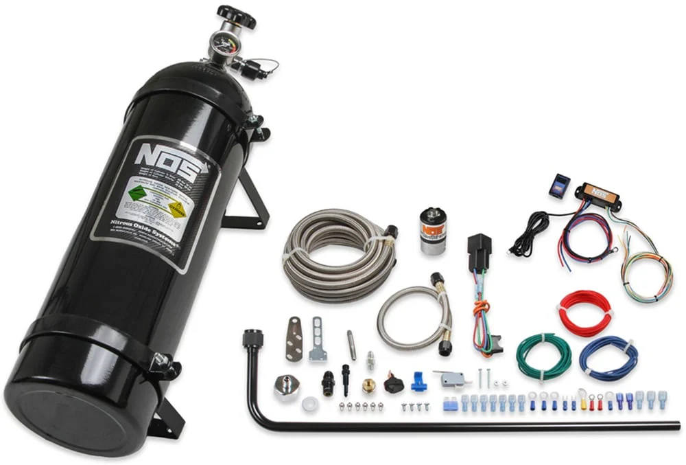 NOS Diesel Nitrous Dry System With Mini 2-Stage Controller 15 lb Blue Or Black Bottle - Image 2