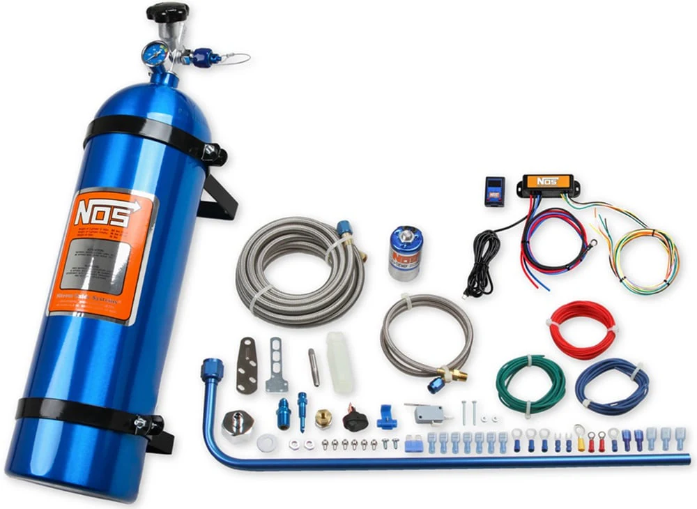 NOS Diesel Nitrous Dry System With Mini 2-Stage Controller 15 lb Blue Or Black Bottle - Image 3