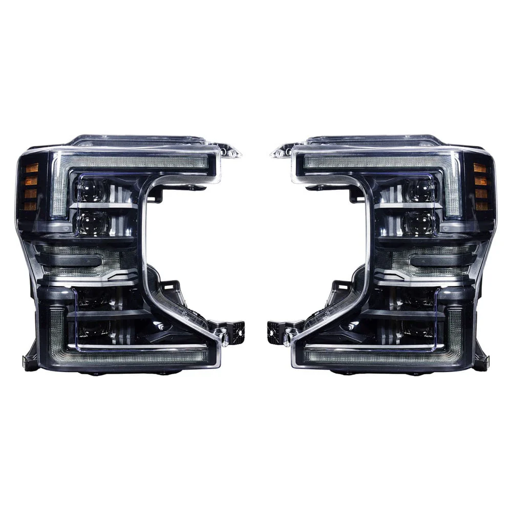 OLM Infinite Series White Daytime Running Light Headlights 20-22 Ford F-250 / F-350 SuperDuty