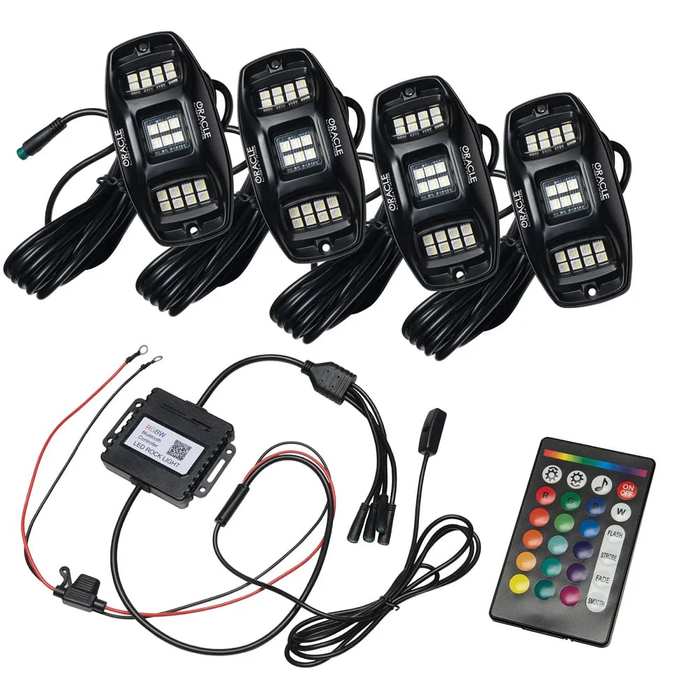 Oracle Lighting Colorshift RGB+W Underbody Wheel Well Rock Light Set