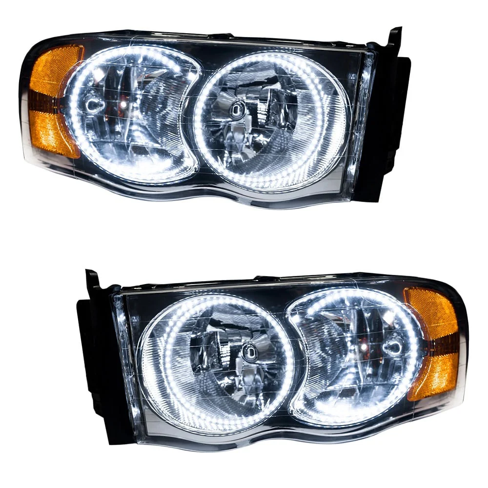 Oracle Lighting LED Pre-Assembled Halo Headlights 03-05 Ram 5.9L Cummins - Image 6