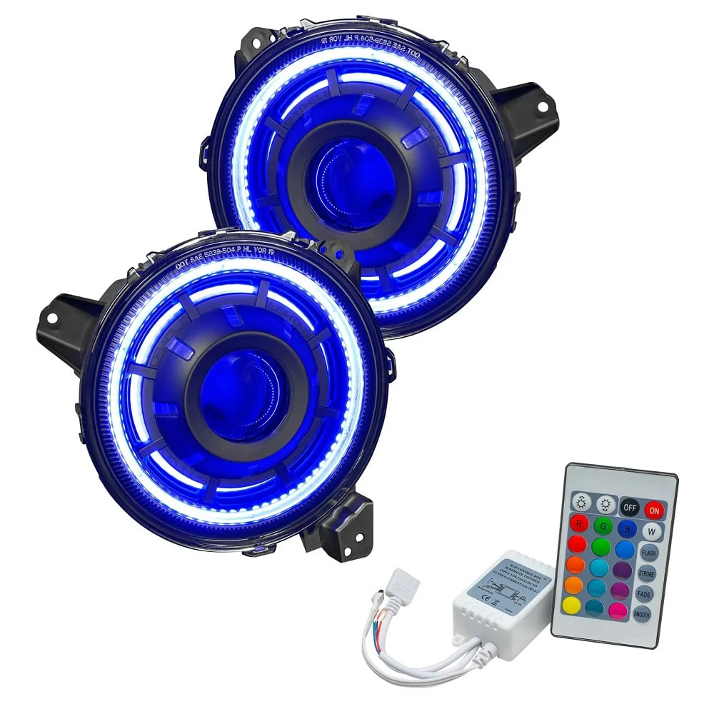 Oracle Lighting LED Pre-Assembled Halo Headlights 20-23 Jeep Wrangler JL / Gladiator JT - Image 6