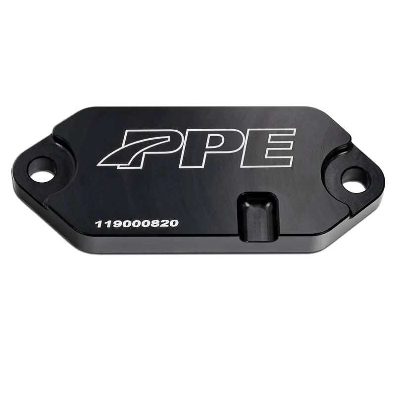 PPE Billet Aluminum Coolant Block-Off Plate 01-16 GM 6.6L Duramax