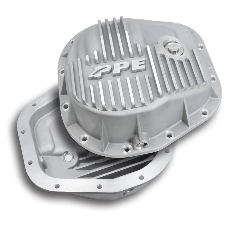 PPE Heavy Duty Cast Rear Aluminum Differential Cover 94-19 Ford Powerstroke (10.5" Rear Axle) - Image 2