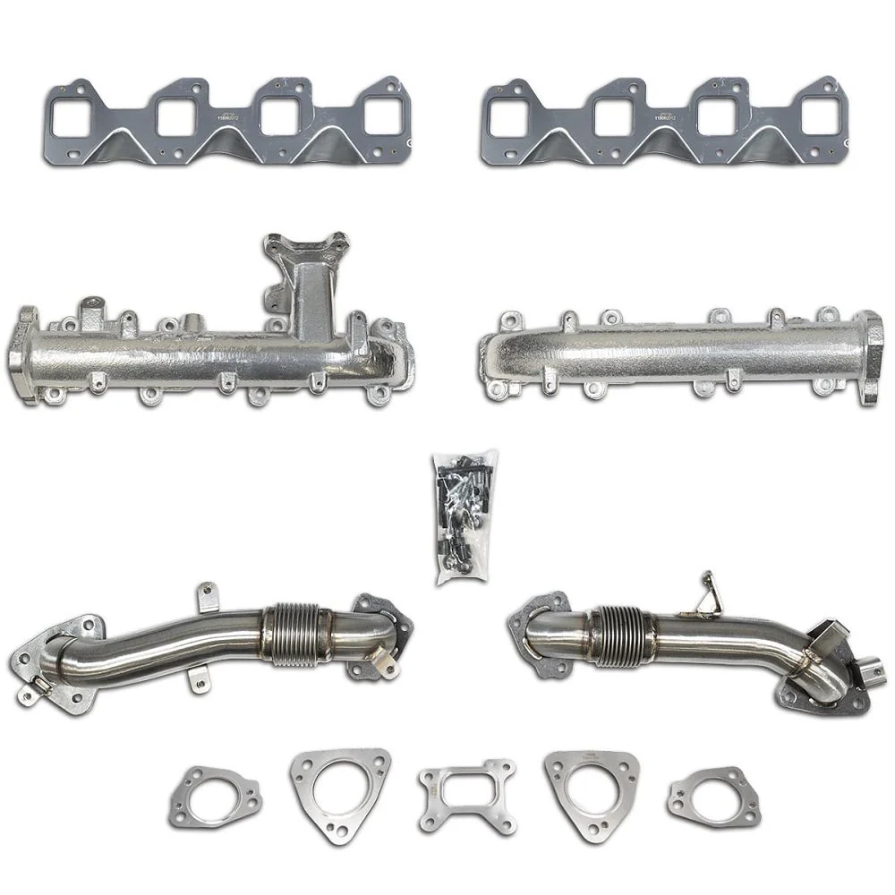 PPE High Flow Exhaust Manifolds with Up-Pipes 17-25 Duramax L5P - Image 6