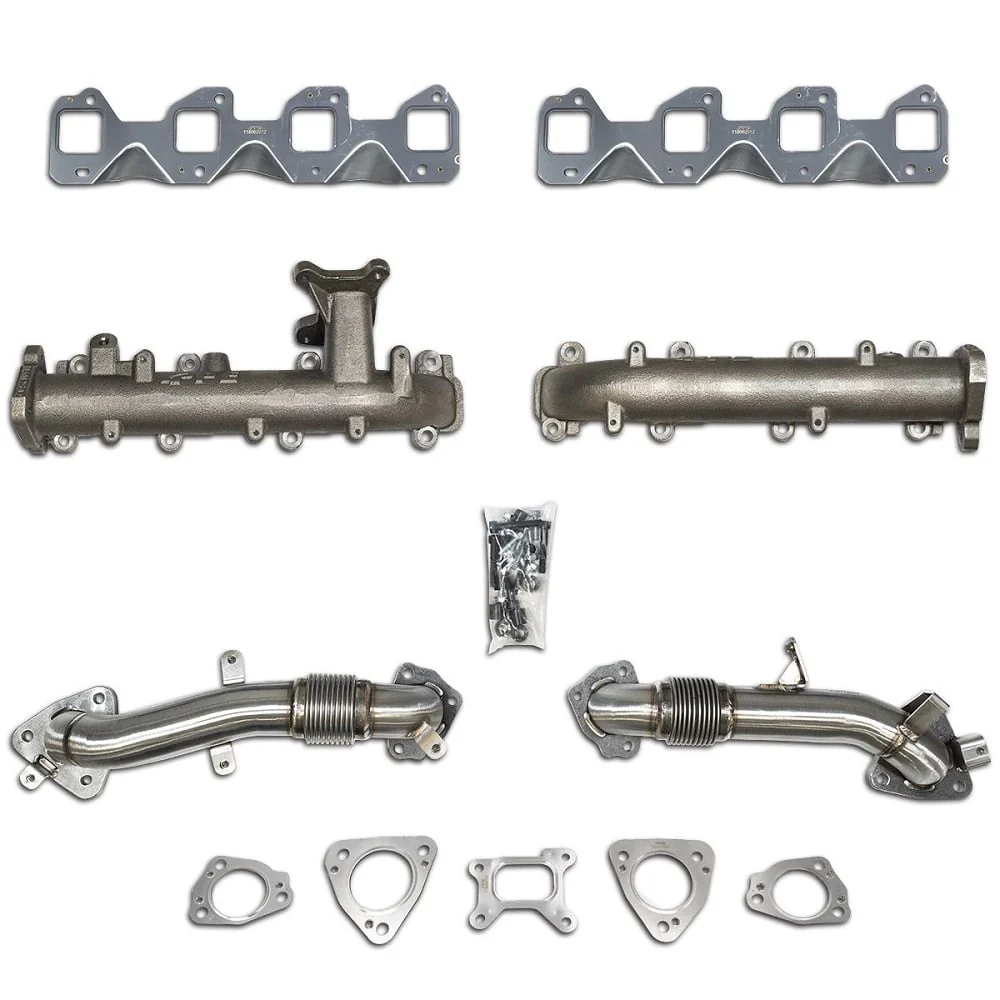 PPE High Flow Exhaust Manifolds with Up-Pipes 17-25 Duramax L5P - Image 9