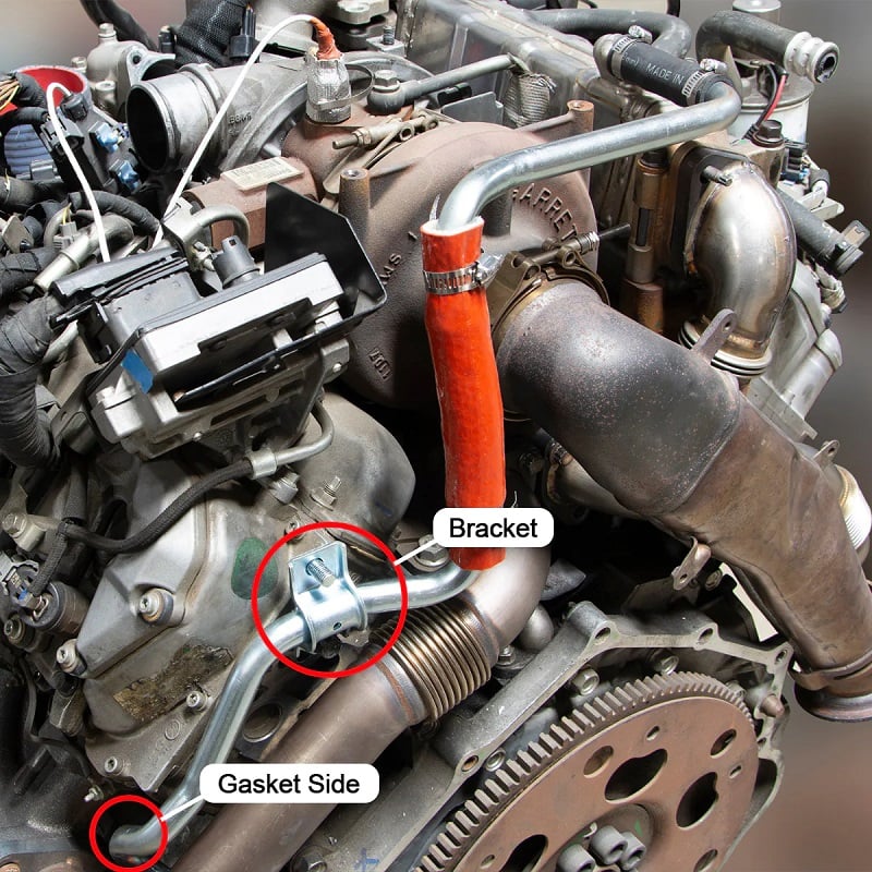 PPE Modified Coolant Tube 07.5-10 GM 6.6L Duramax LMM - Image 3