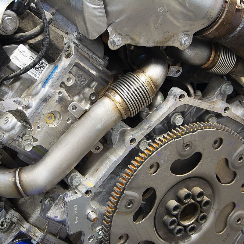 PPE Replacement High Flow OEM Length Up-Pipes 17-25 GM 6.6L Duramax L5P - Image 3