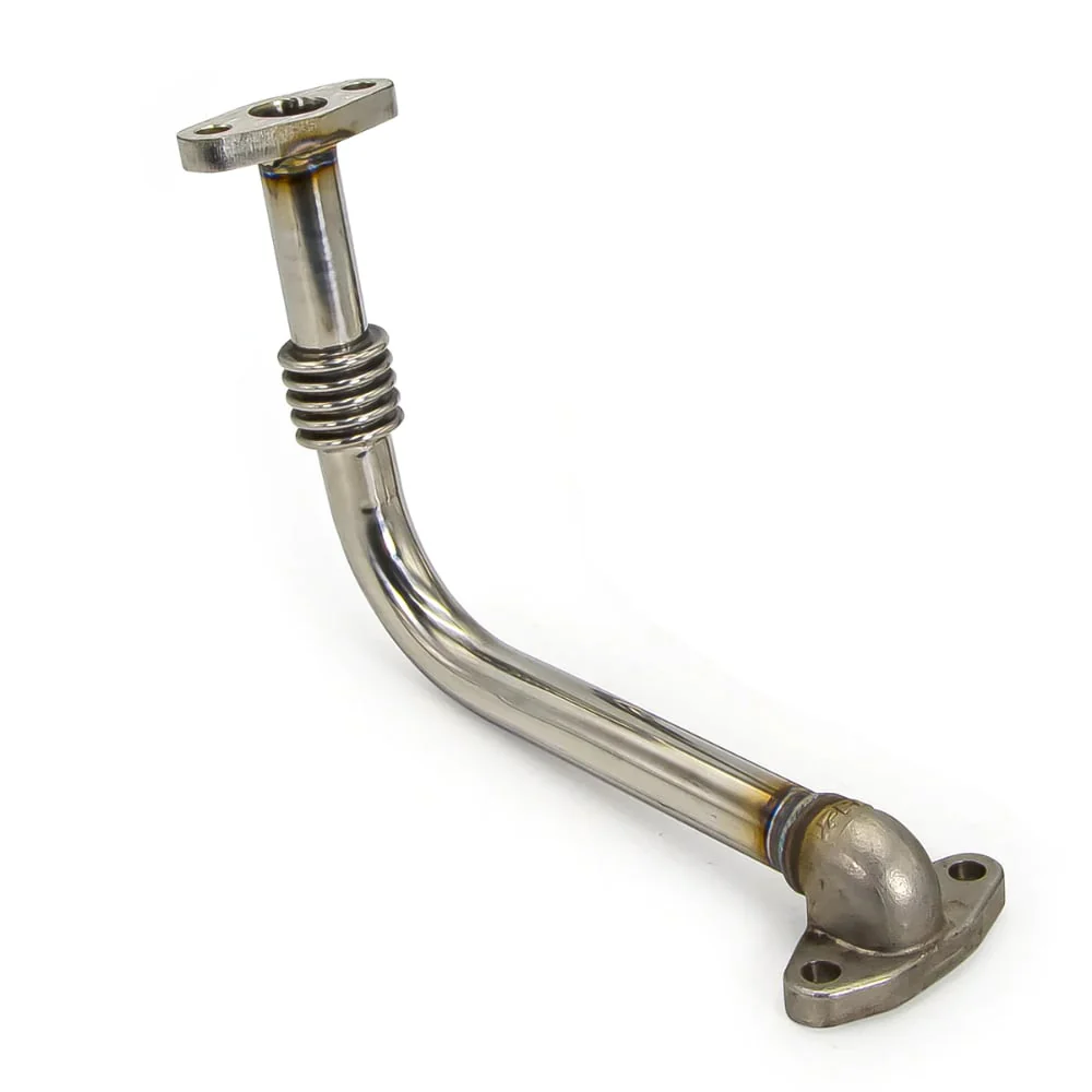 PPE Stainless Steel Turbo Oil Return Pipes 01-10 GM 6.6L Duramax - Image 2