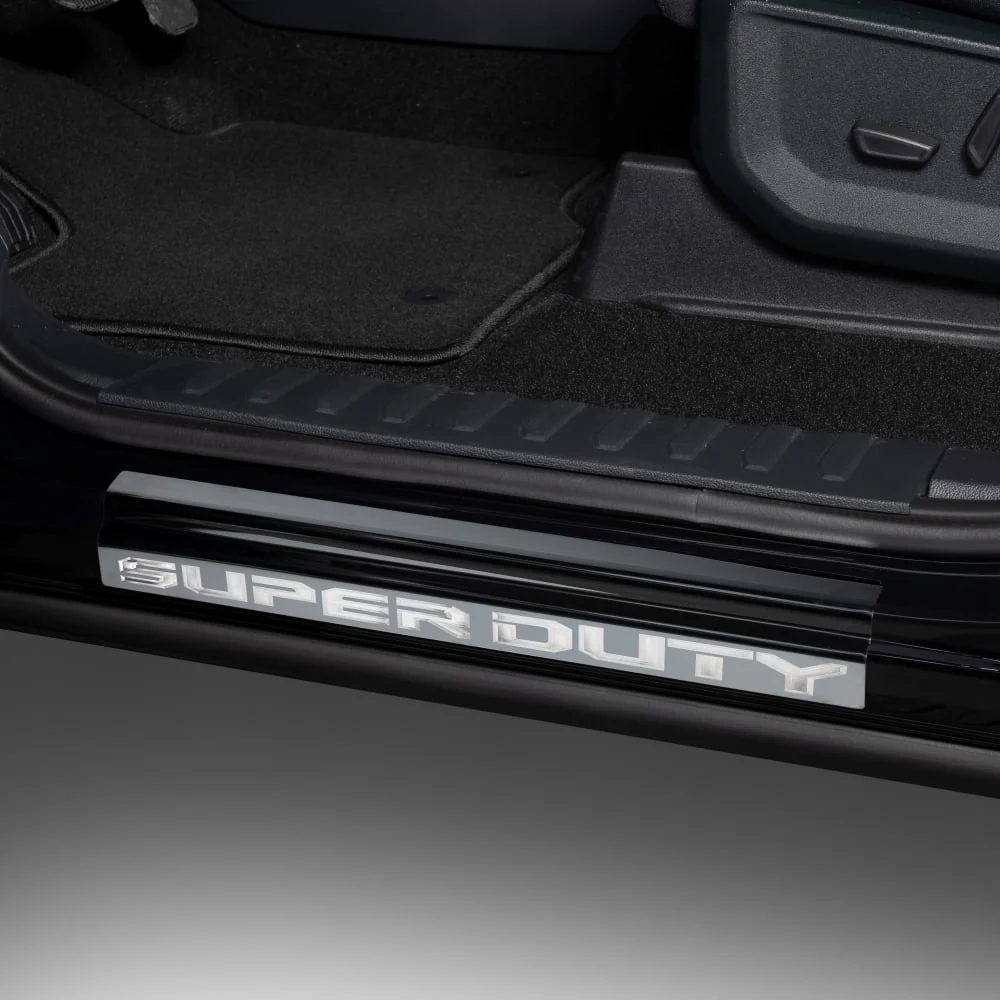 Putco Black Door Sill Plates Kits | 99-22 Ford F-250/F-350/F-450/F-550 - Image 2