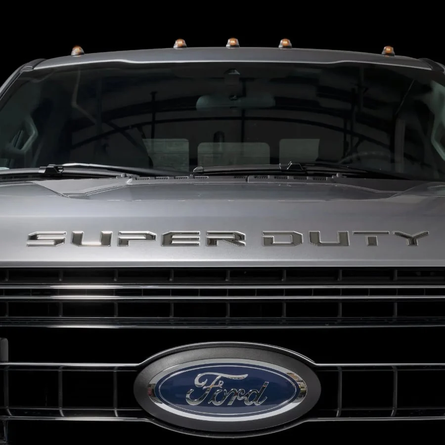 Putco Hood Lettering Kit | Black or Polished | 23-25 Ford F-250/F-350 SuperDuty - Image 3