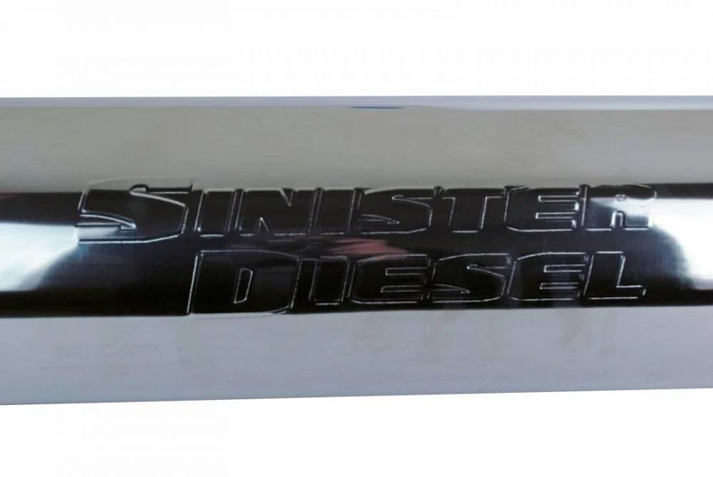 Sinister Diesel 5" Inlet/Outlet Universal Stainless Steel Muffler - Image 4