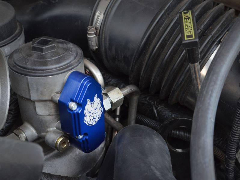 Sinister Blue Spring W/Adjustable Spring Housing & Filter Cap 03-07 Ford 6.0L Powerstroke - Image 2