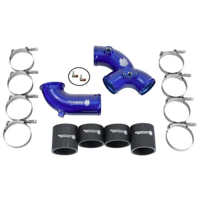 Sinister Diesel Charge Pipe & Intake Elbow Kit 99.5-03 Ford 7.3L Powerstroke - Image 2