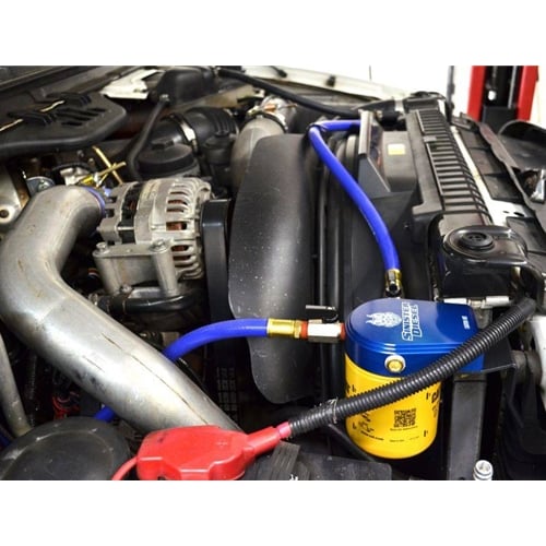 Sinister Diesel Coolant Filtration System with Cat Filter 03-07 6.0L Ford Powerstroke - Image 4