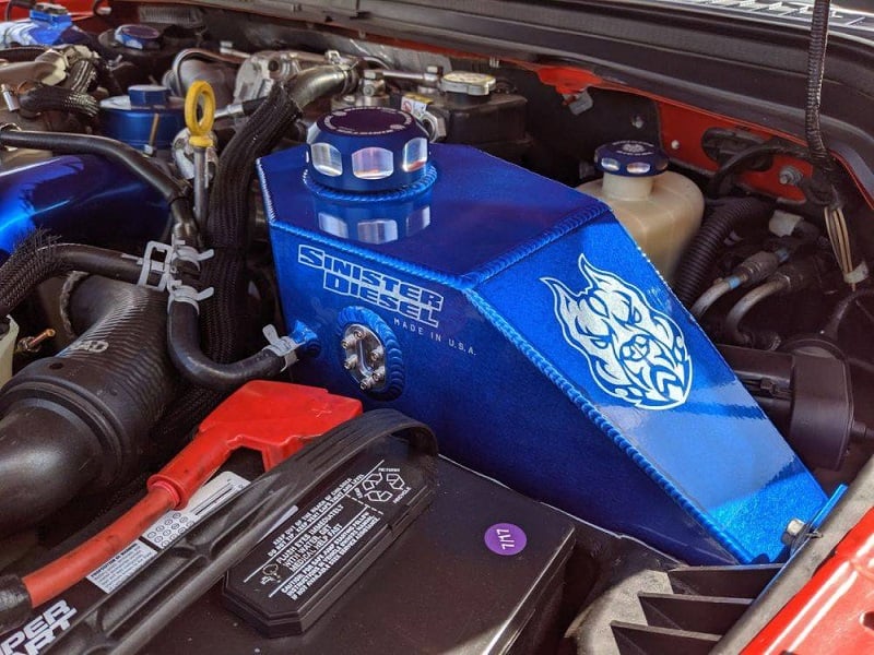 Sinister Diesel Coolant Reservoir Degas Bottle 08-10 6.4L Ford Powerstroke - Image 8