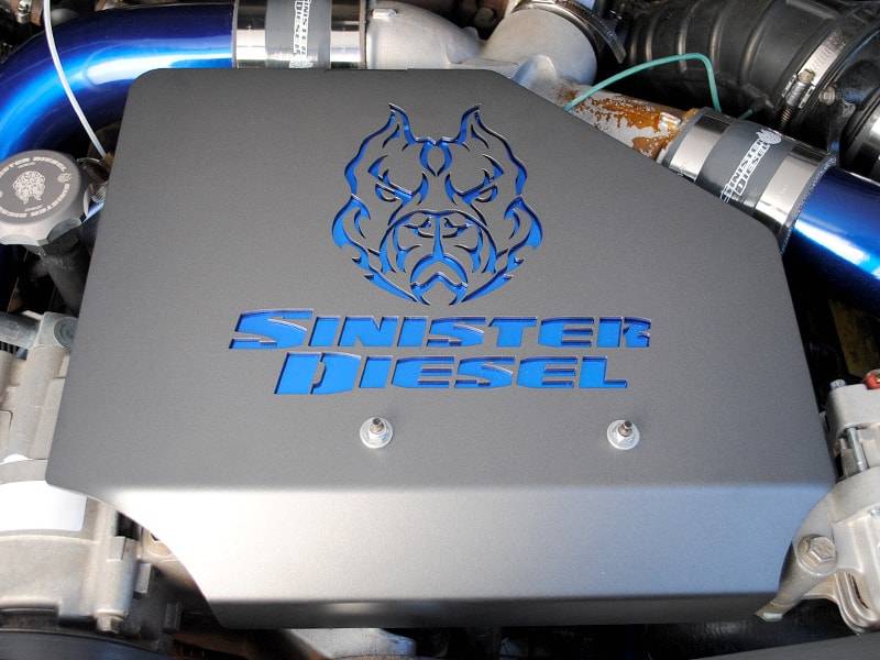 Sinister Diesel Engine Cover 99-03 Ford 7.3L Powerstroke - Image 7