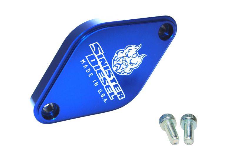 Sinister Diesel Intake Resonator Delete Plate 11-16 6.6L GM Duramax LML