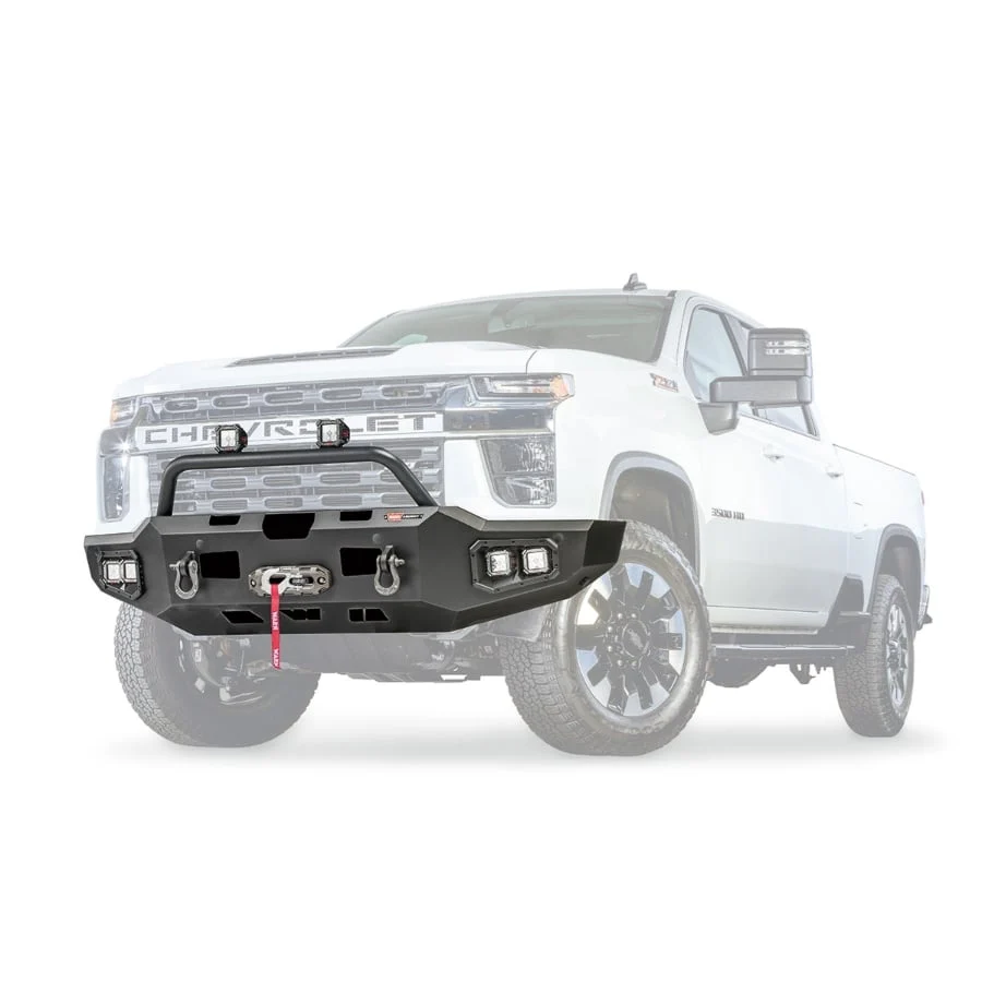 Warn Ascent Front Winch Bumper 20-23 Chevrolet 2500HD/3500 - Image 3