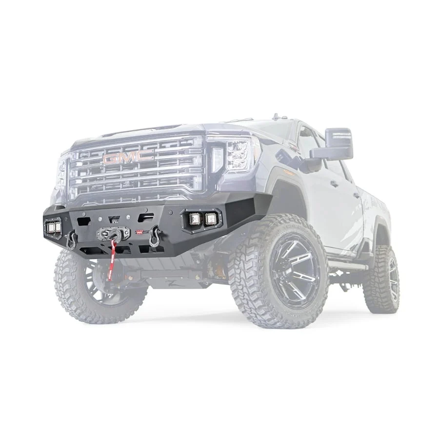 Warn Ascent HD Front Winch Bumpers 20-23 GMC 2500HD/3500 - Image 6