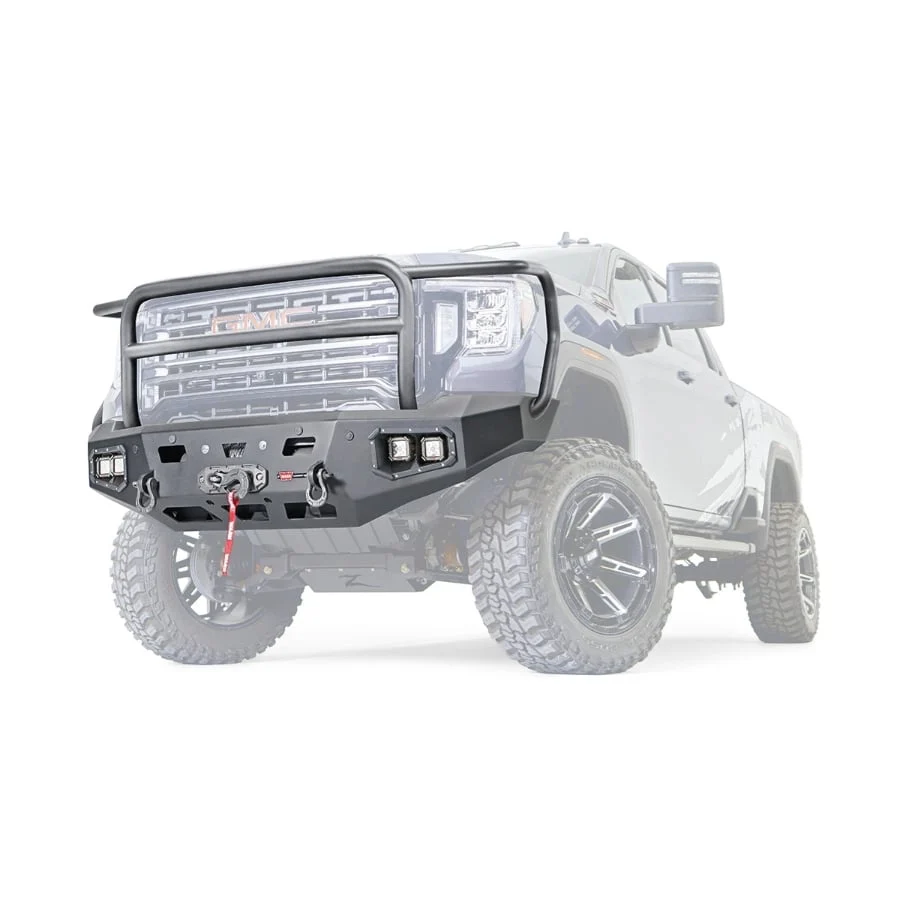 Warn Ascent HD Front Winch Bumpers 20-23 GMC 2500HD/3500 - Image 8