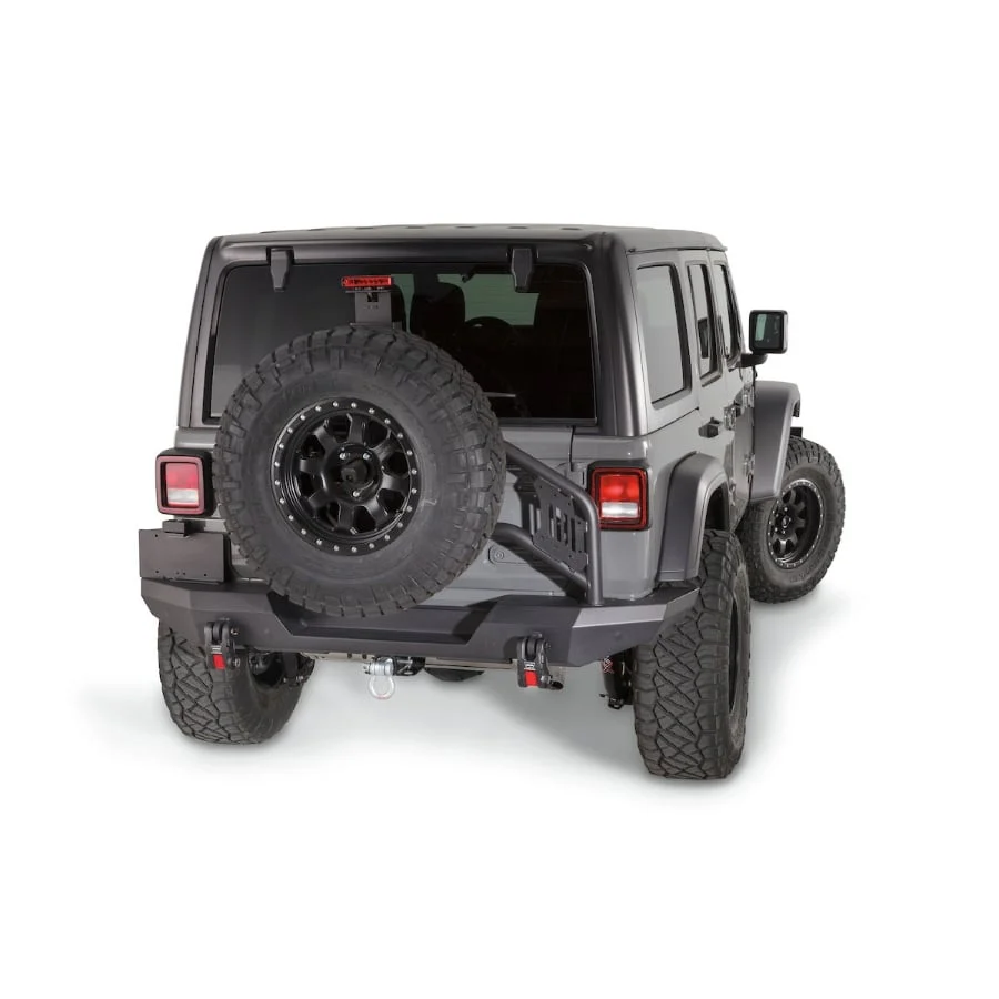 Warn Elite Rear Tire Carrier for Warn Rear Bumper 102190 20-23 Jeep Wrangler JL - Image 2