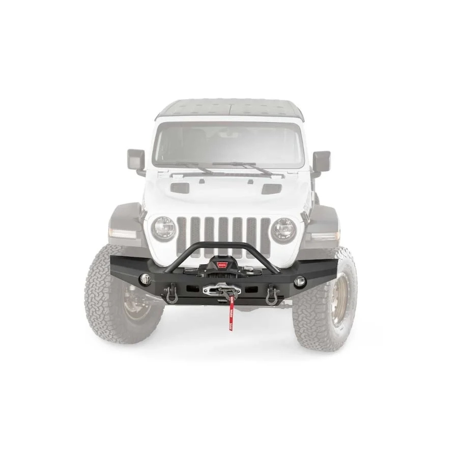 Warn Front Winch Elite Full Width Bumper With Grille Guard 20-23 Jeep Wrangler/Gladiator JL/JT - Image 3